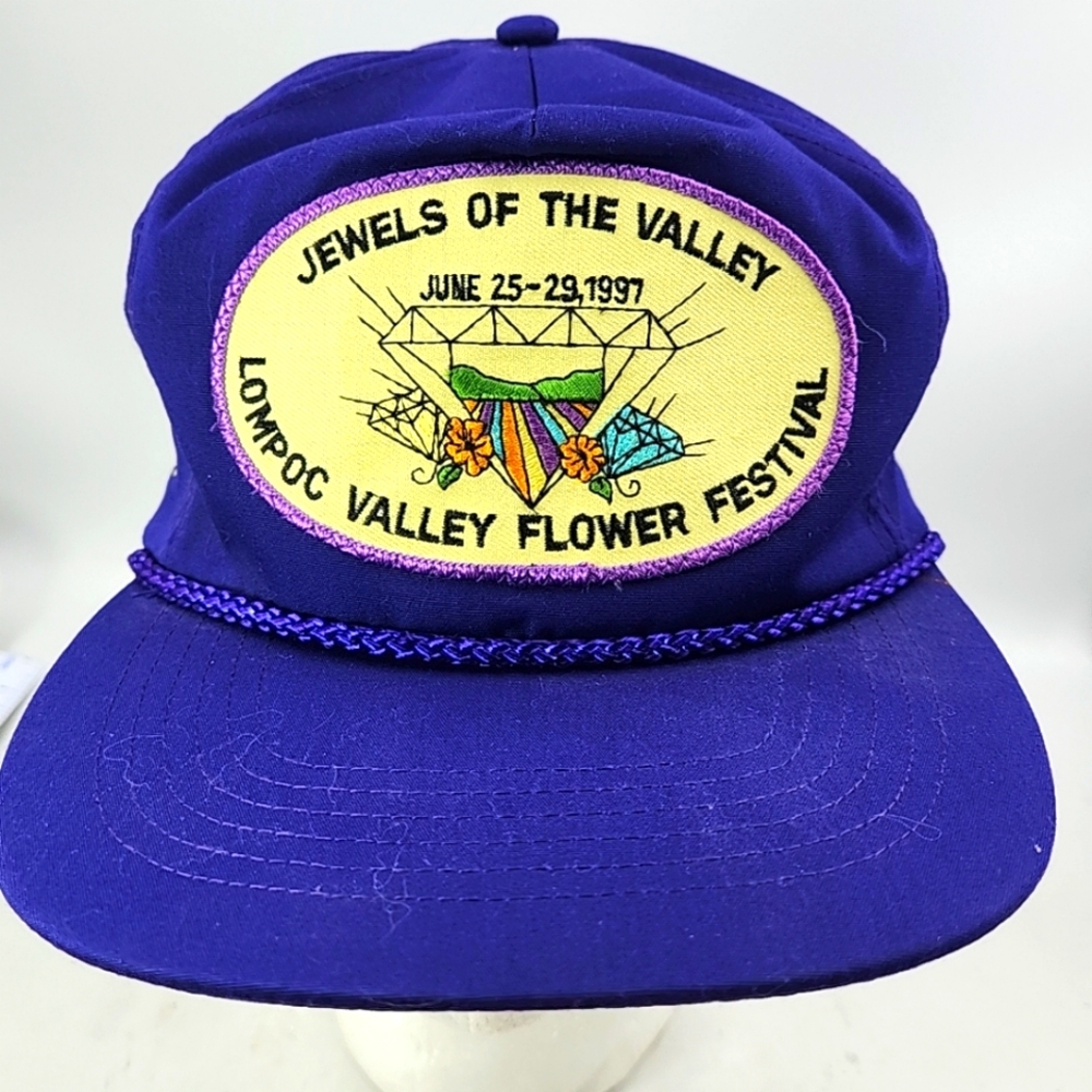 Vintage 1997 Lompoc Valley  Flower Festival Hat Farming